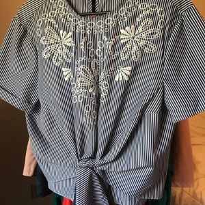 Boutique embroidered blouse